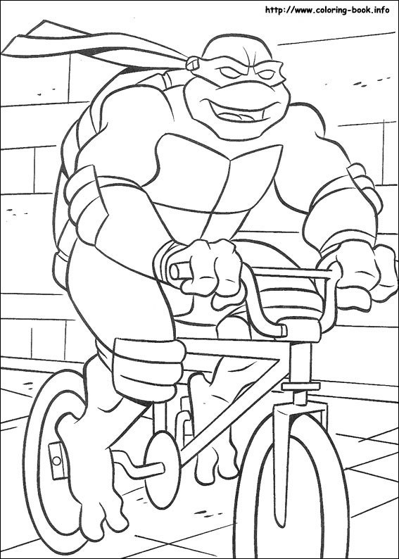 Teenage Mutant Ninja Turtles coloring picture